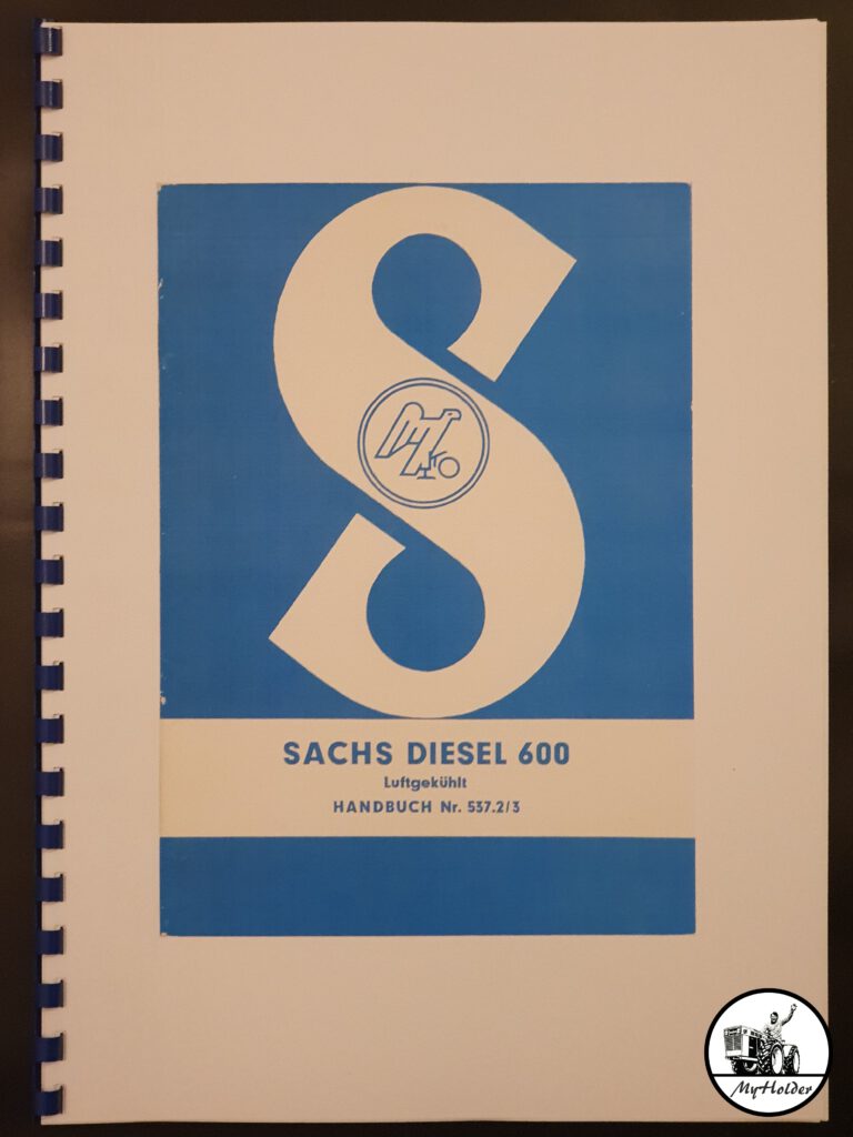 Sachs Diesel 600 Handbuch Nr. 537.2/3