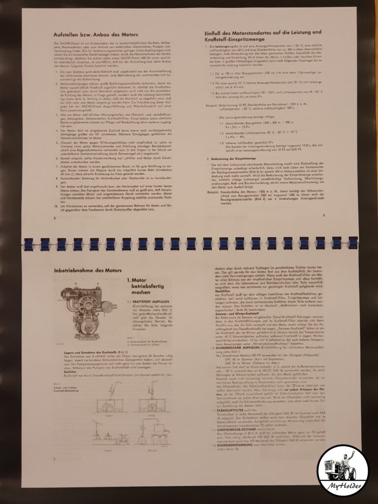 Sachs Diesel 600 Handbuch Nr. 537.2/3 - Seite 2-5