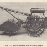 Holder-Traktor mit Fräswerkzeugen