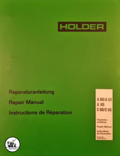 Holder A60 A62 A65 C60 C65 Reparaturanleitung Repair Manual