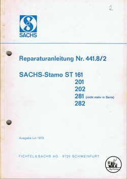 Reparaturanleitung Sachs Stamo ST 161 201 202 281 282 - 441.8/2